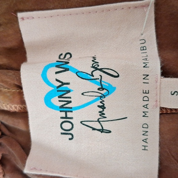 Johnny Was Amanda Bond Bohemian Quiet Luxury Rust Gillian Crop Pants Size S - Picture 10 of 13